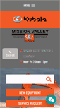 Mobile Screenshot of missionvalleykubota.com